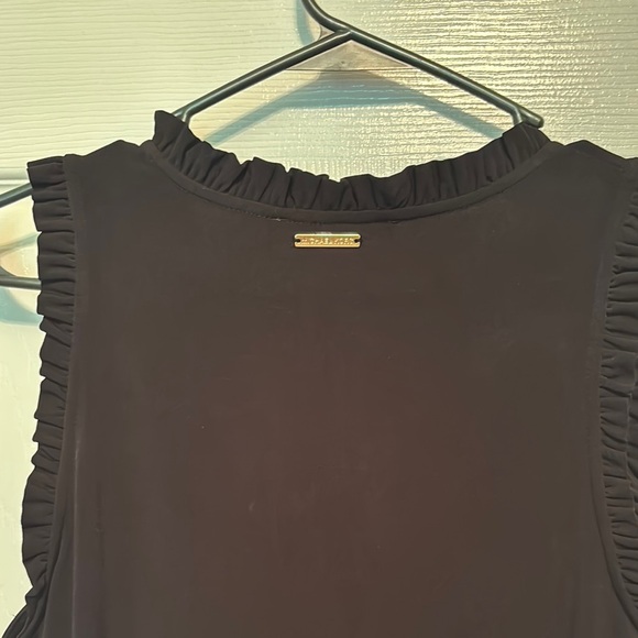 Michael Kors Black V-neck Sheath Dress - Picture 3 of 3